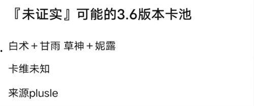 卡池爆料最新图片大全,视觉盛宴下的角色猜想 第1张 卡池爆料最新图片大全,视觉盛宴下的角色猜想 第1张